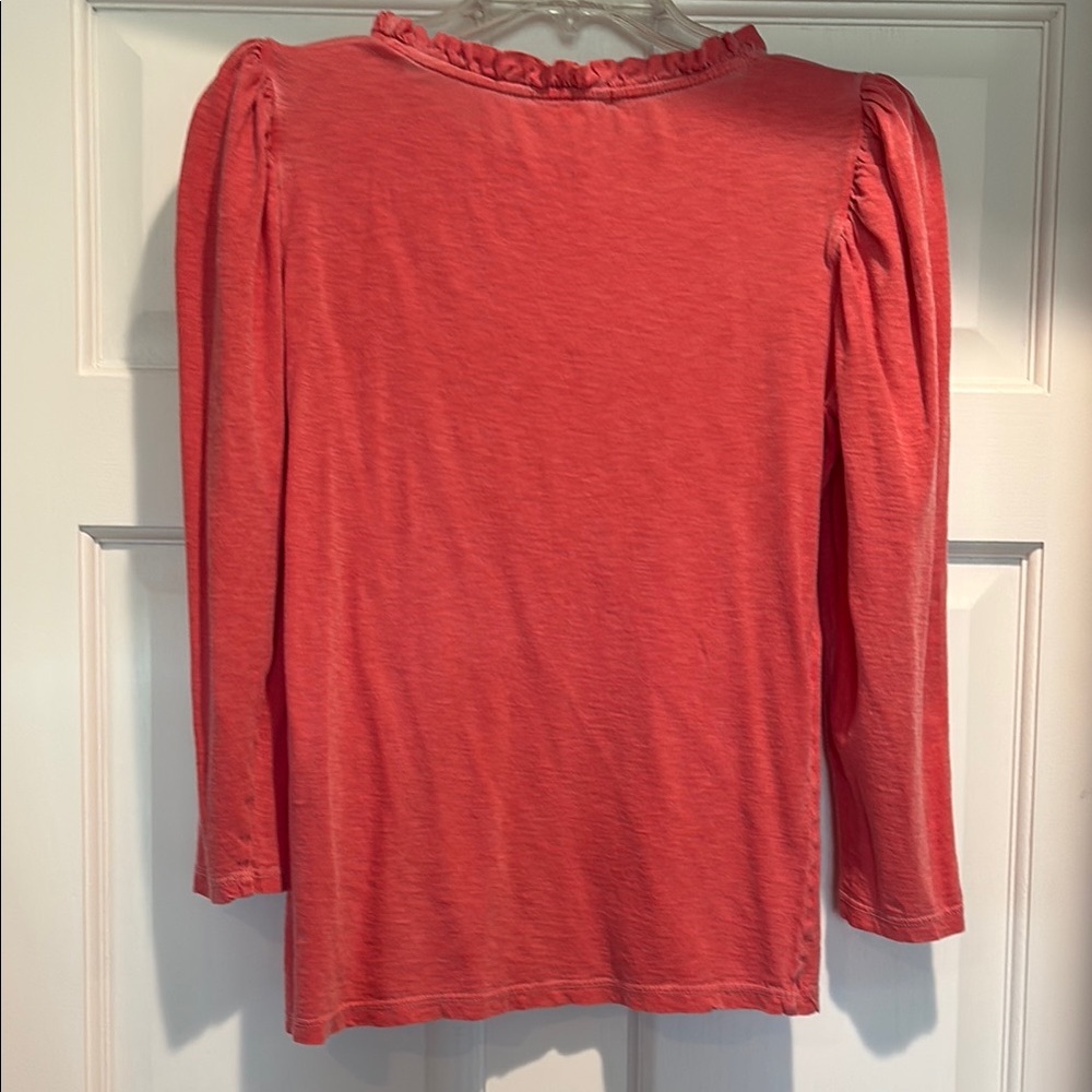 Sundry Ruffle Neckline Top - Picture 3 of 5